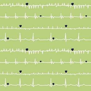 Heres my heart  green white navy - Sketch 1