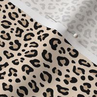 ★ BLACK and WHITE LEOPARD - LEOPARD PRINT in ECRU ★ Tiny Scale / Collection : Leopard spots – Punk Rock Animal Print