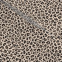 ★ BLACK and WHITE LEOPARD - LEOPARD PRINT in ECRU ★ Tiny Scale / Collection : Leopard spots – Punk Rock Animal Print