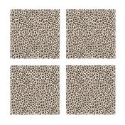 ★ BLACK and WHITE LEOPARD - LEOPARD PRINT in ECRU ★ Tiny Scale / Collection : Leopard spots – Punk Rock Animal Print