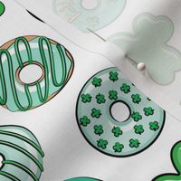 (small scale) Saint Patricks Day Donuts - white C19BS