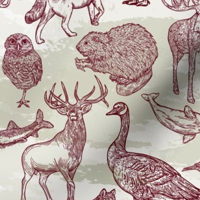 Into the Wild Animal Pattern