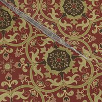 Medieval tile red