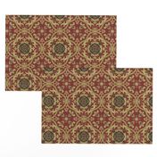 Medieval tile red