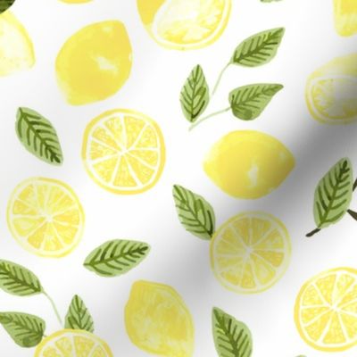 Lemons Only - Watercolor 