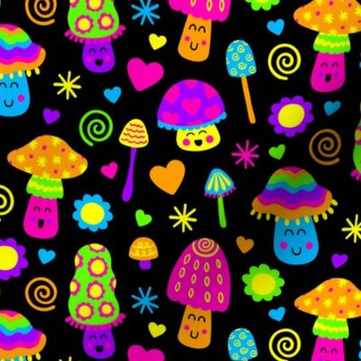 Super Happy Mushroom Funtimes: Neon