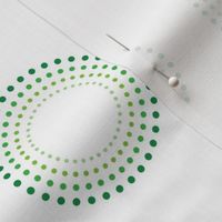 dot circles - green