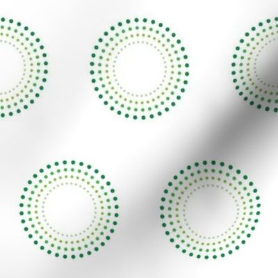 dot circles - green