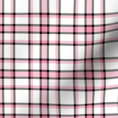 pink black plaid