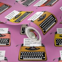 Pangram Typewriters* (Pink Liza)