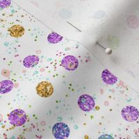 Glitter confetti dots