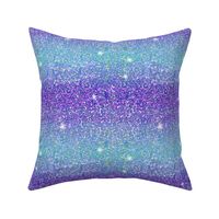 Purple/Aqua  ombre glitter