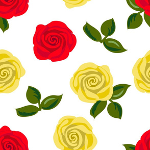 roses pattern