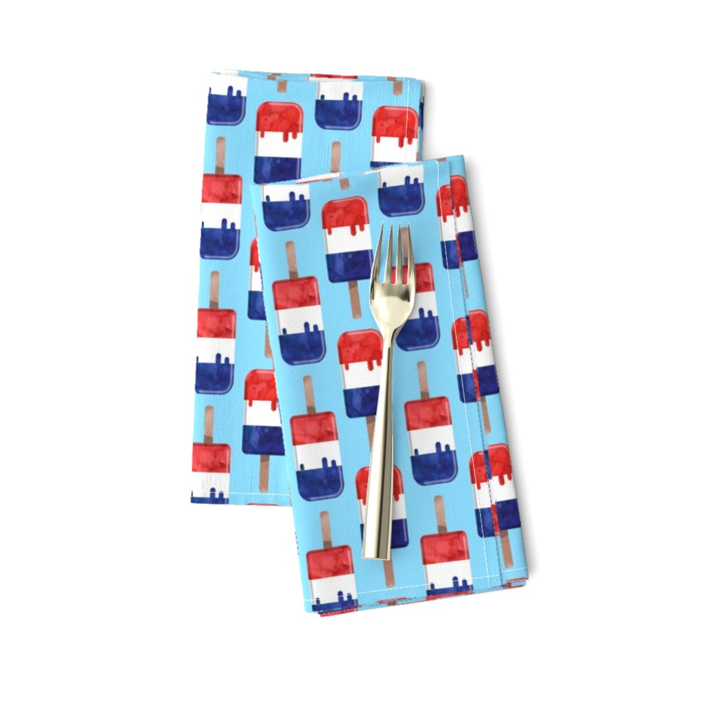 red white and blue popsicle 2 - stars and stripes  - July 4th C19BS