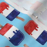 red white and blue popsicle 2 - stars and stripes  - July 4th C19BS