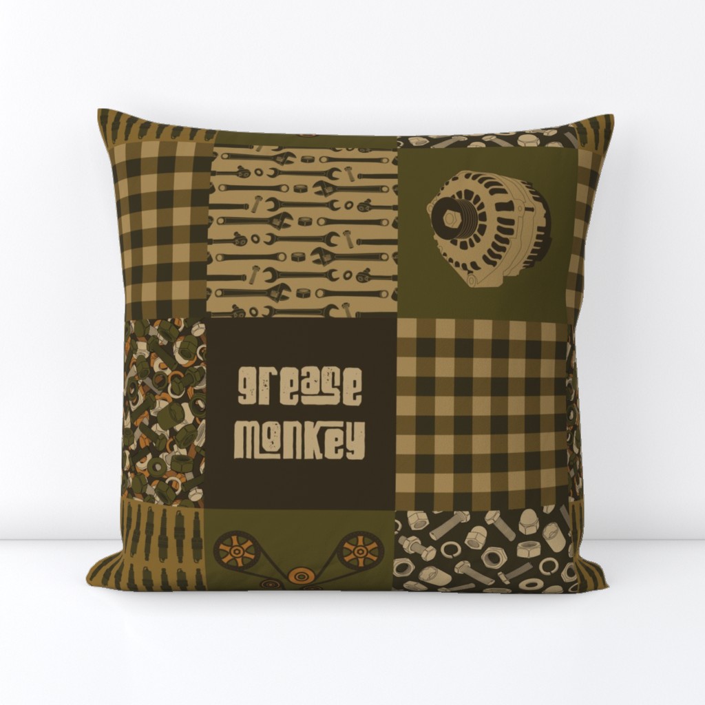 Camo grease monkey cheater quilt 6”
