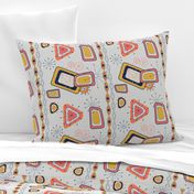 Mid-Century Geometric shapes grey