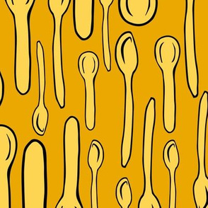 Spoons Large Yellow