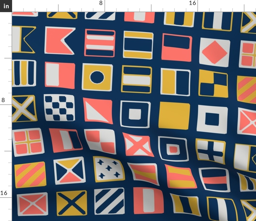 Nautical Flags Rounded