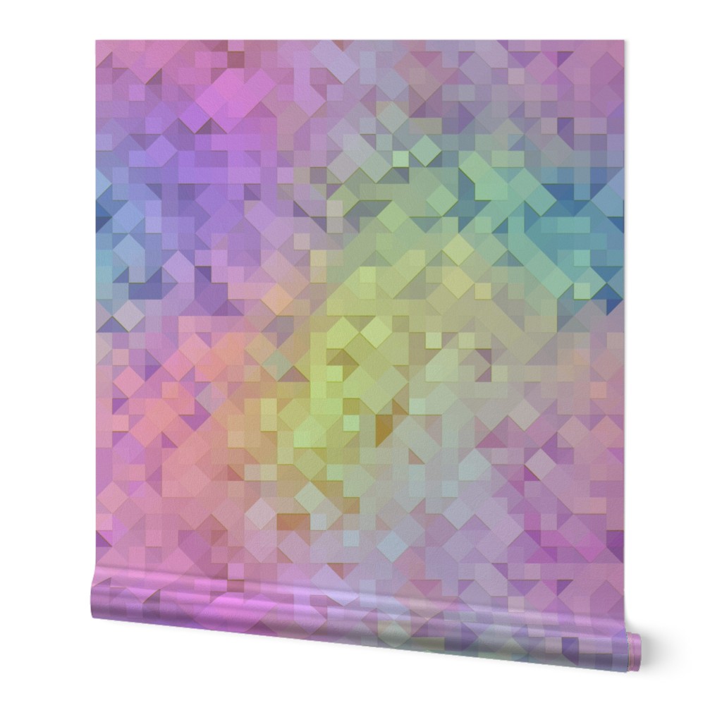 holographic rainbow diffraction mosaic