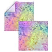 holographic rainbow diffraction mosaic