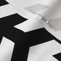 08441318 : arrow zigzag : black + white