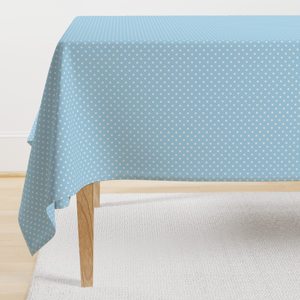 Baby Blue Polka Dots