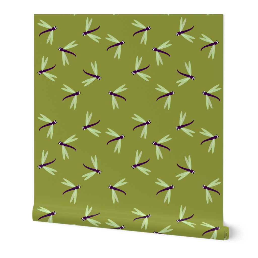 Dragonfly - olive green