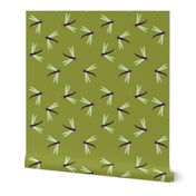 Dragonfly - olive green