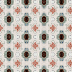 vintage floral pastel pattern