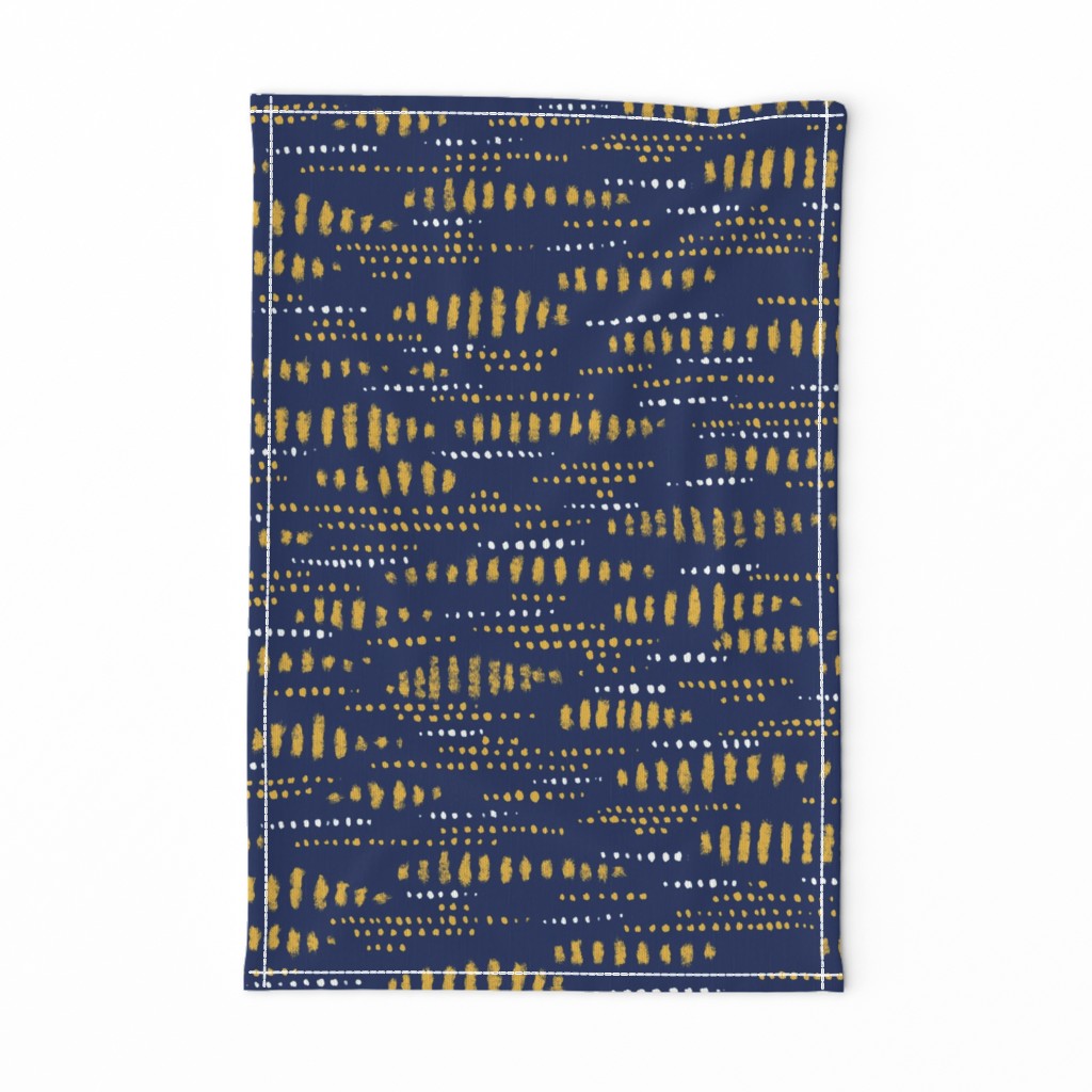 blue and gold pattern