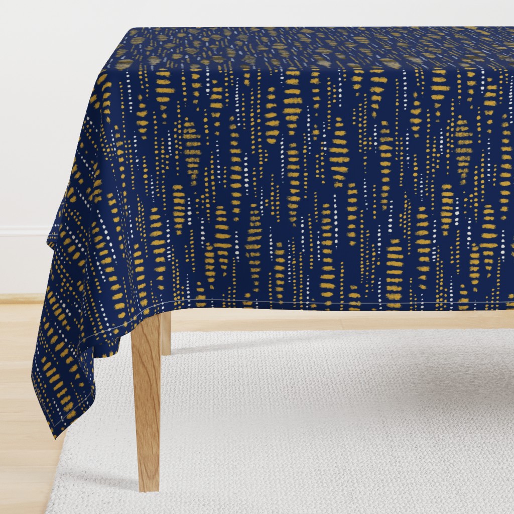 blue and gold pattern