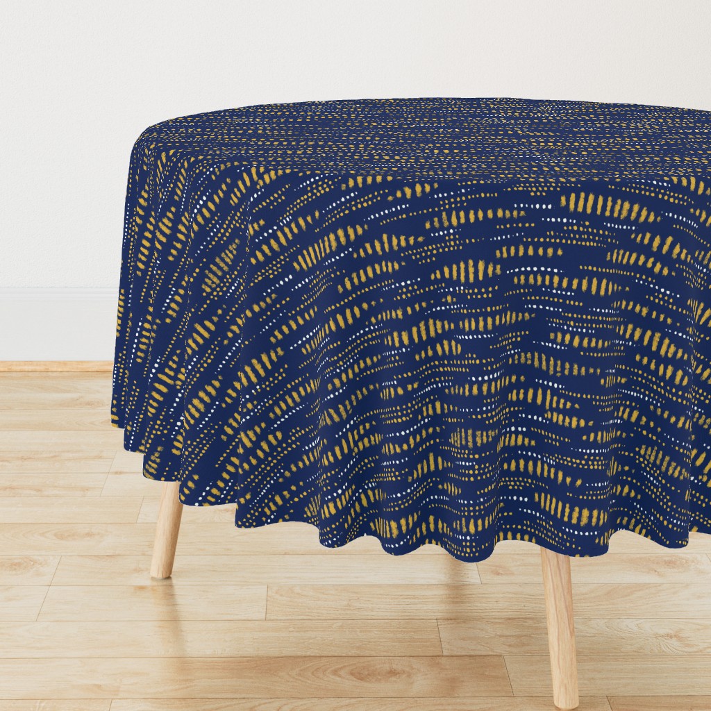 blue and gold pattern