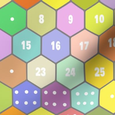 hexagon-addition game