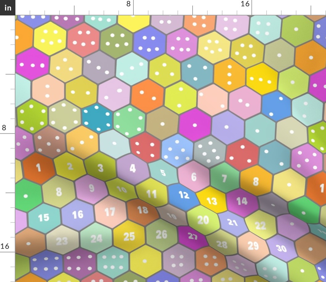 hexagon-addition game