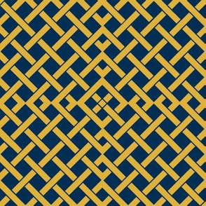 Chevalier's Lattice in Midnight and Gold