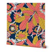 Bold Banana Leaf Jungle Floral - Limited Color Palette 2019