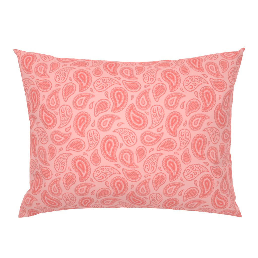 Paisley Meadow - Light Coral