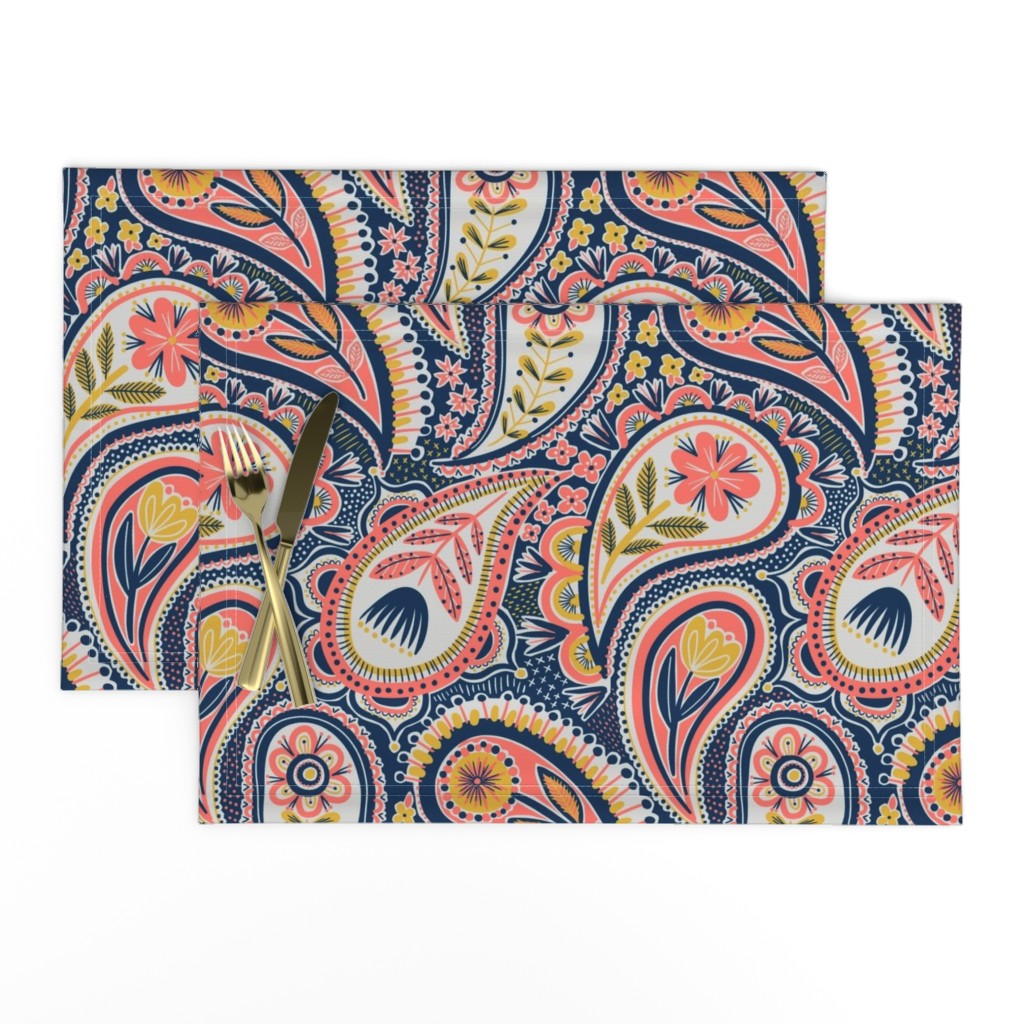 limited colour paisley