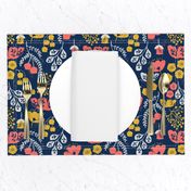 Daydream Garden {Coral/Navy} medium