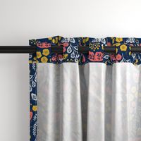 Daydream Garden {Coral/Navy} medium