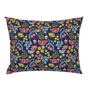 Daydream Garden {Coral/Navy} medium