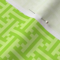 geometric green pattern