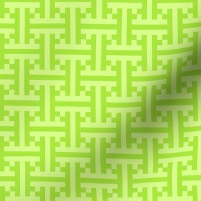 geometric green pattern