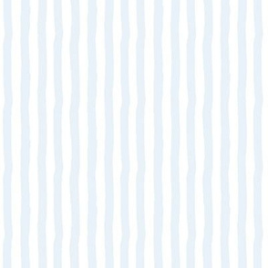 8" Charlie The Bear Mix and Match Stripes - Light Blue & White - 90 Degrees