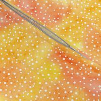 Watercolor Scattered Dots - Orange