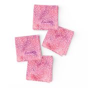 Watercolor Scattered Dots - Pink