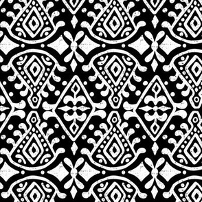 Zara - Black & White Geometric - Smaller Scale