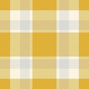 LCP_Golden, Gray and Cream Plaid, XL