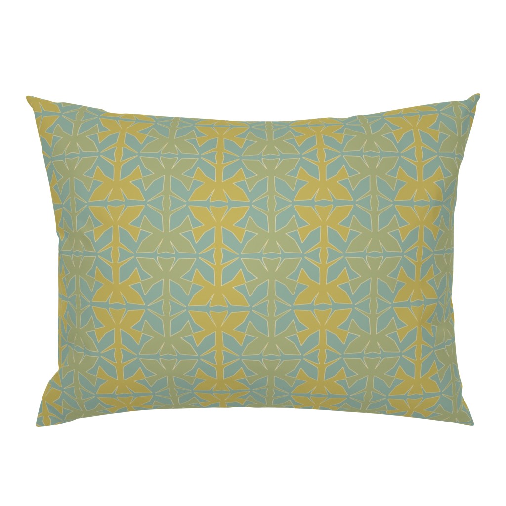 lotus-tessellate_mustard_aqua